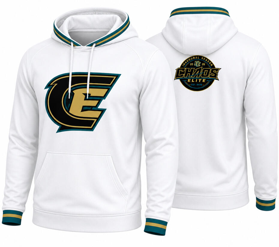 White CE Hooded Fleece